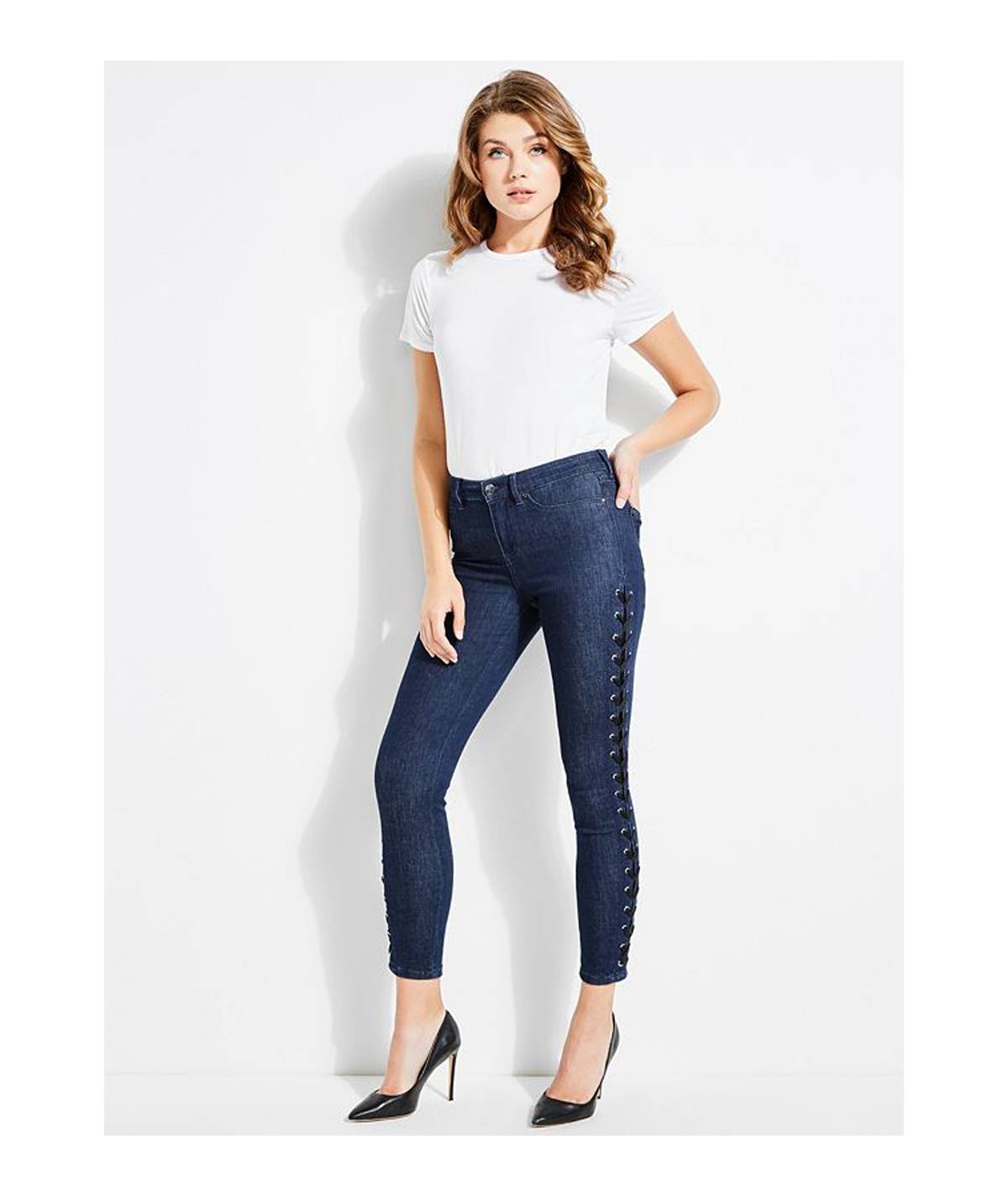 JEANS GUESS CUERDA LATERAL